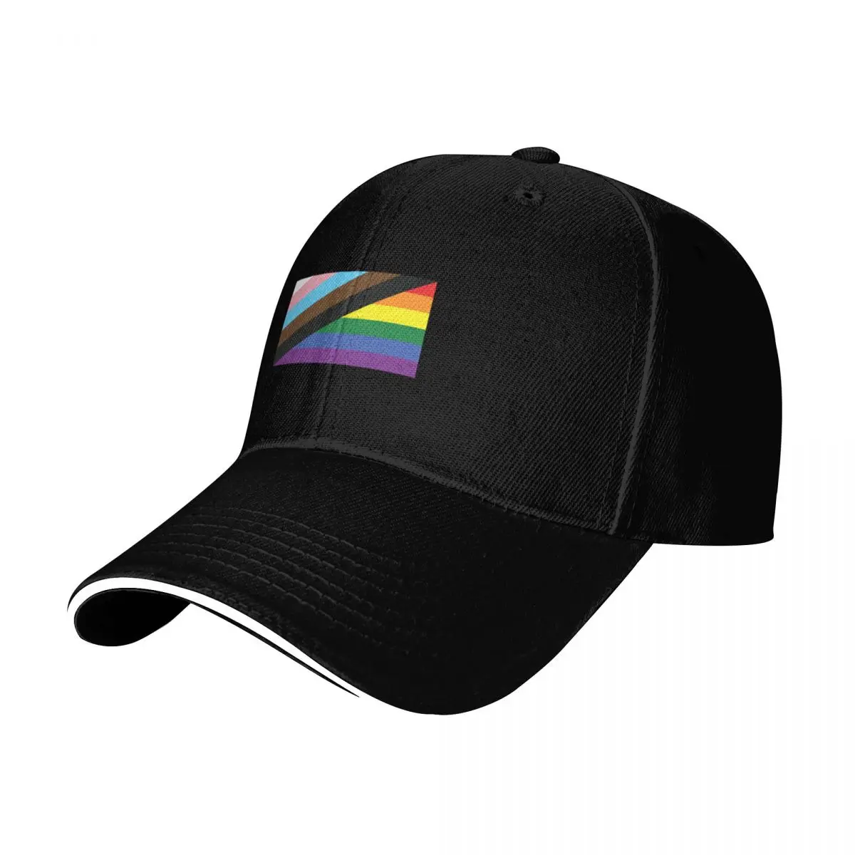 Progress Pride Flag Baseball Cap Low Profile Unstructured Unisex for Men Women Outdoor Golf Running Hiking