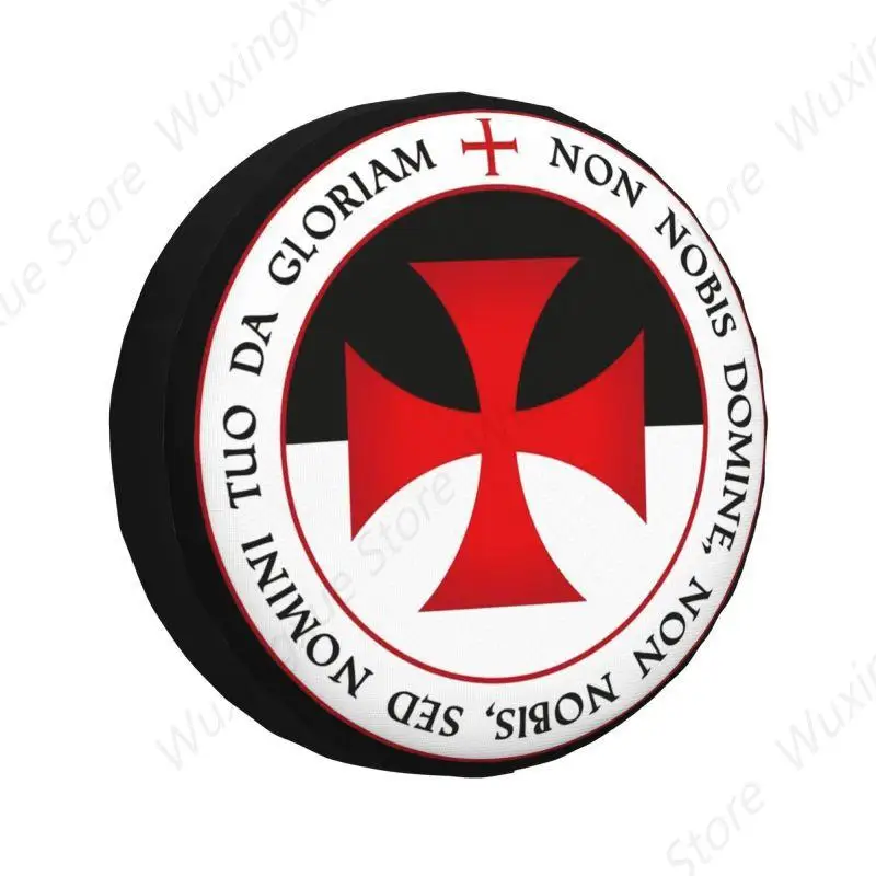

Чехол для запасного колеса Knights Templar Cross для Jeep Grand Cherokee Christian Crusader Seal 4WD 4x4, защита колеса автомобиля прицепа