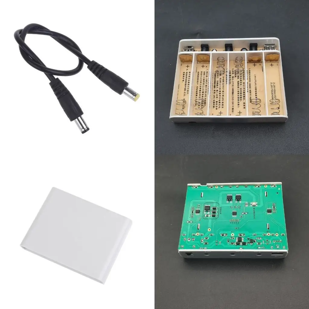 Y1UB USB 5V 9V 12V Вывод DIY Boxs 6x 18650 батареи для маршрутизаторов Y1UB USB 5V 9V 12V Вывод DIY Boxs 6x 18650 батареи для маршрутизаторов