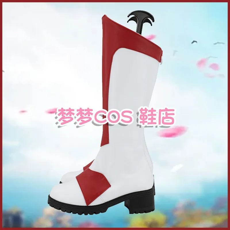 Chouseishin Gransazer Ken Shido Sazer-Leone Costume Cosplay Scarpe Stivali fatti a mano in ecopelle