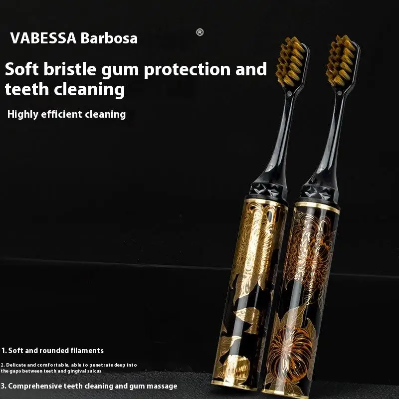 

[WHB] 4 шт./упак. Зубная щетка для высокоэффективной чистки, ультрамягкая, комфортная щетина, портативная для путешествий, для домашнего использования