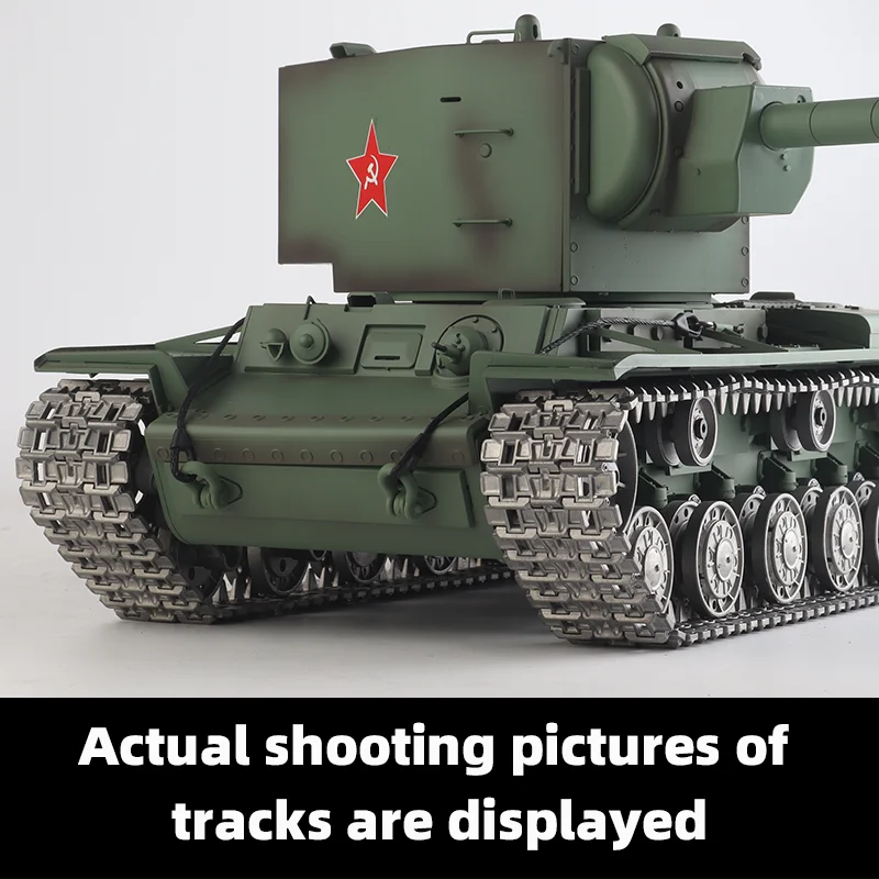 Heng Long 3878 3949 Metal Track Compatibel met Heng Long 1/16 KV1 en KV2 Tank Wordt geleverd met 4 Metal Track-links als bonus