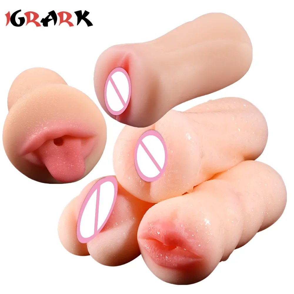 Vagina Pocket Pussy Toy Sex Toys for Men Real Feeling Anal Mouth Sexy Products Male Masturbator Artificial Blowjob Oral Goods