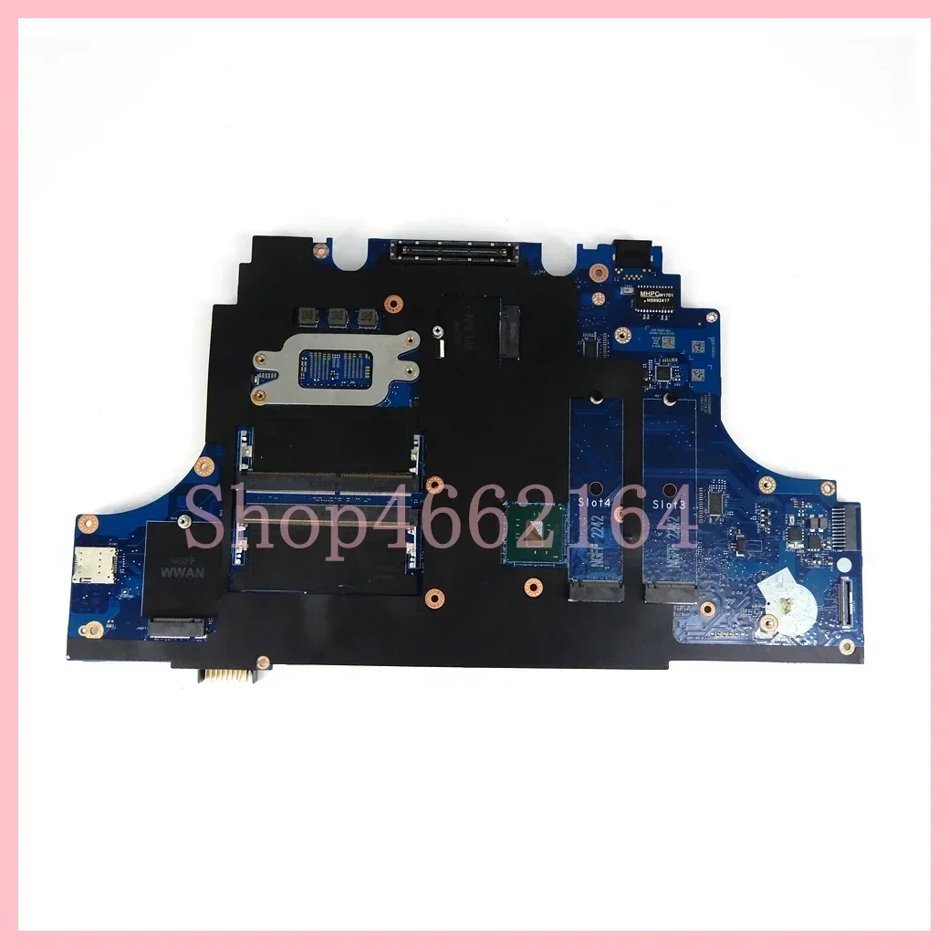 LA-C551P with i7-6820HQ i7-6920HQ E3-1535M V5 CPU Notebook Mainboard For Dell Precision 17 7710 Laptop Motherboard Tested OK