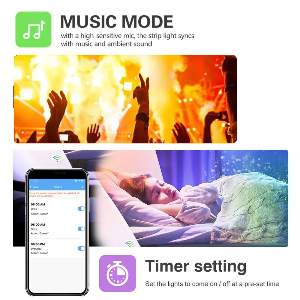 Smart Bluetooth Music LED Controller Built-in MIC With Remote RGB BT Pixels Controller For WS2812 SK6812 WS2811 APA102 Led Strip