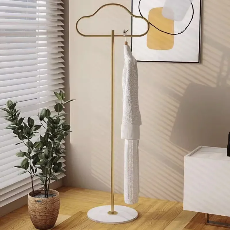 Bedroom Coath Rack At Night Clothes Hanging Rack Placed on The Floor Simple Bedside Light Luxury Cloud Foyer Hanging Clothes