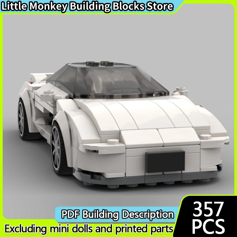 

Speed Racing Car Model MOC Building Bricks Retro Japanese Supercar Modular Technology Children Holiday Gifts Assemble Toys Suit