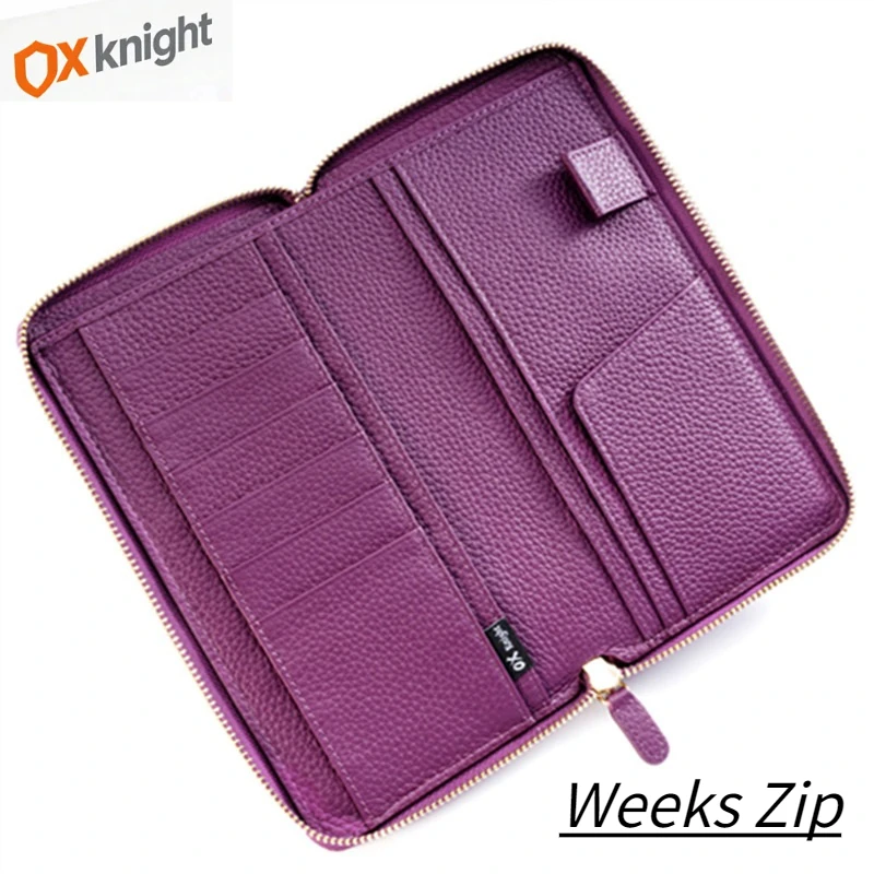 ox-knight-2026-new-weeks-zip-cover-genuine-leather-notebooks-journals-pebbled-grain-cowhide-for-planner-notepad-diary-stationery
