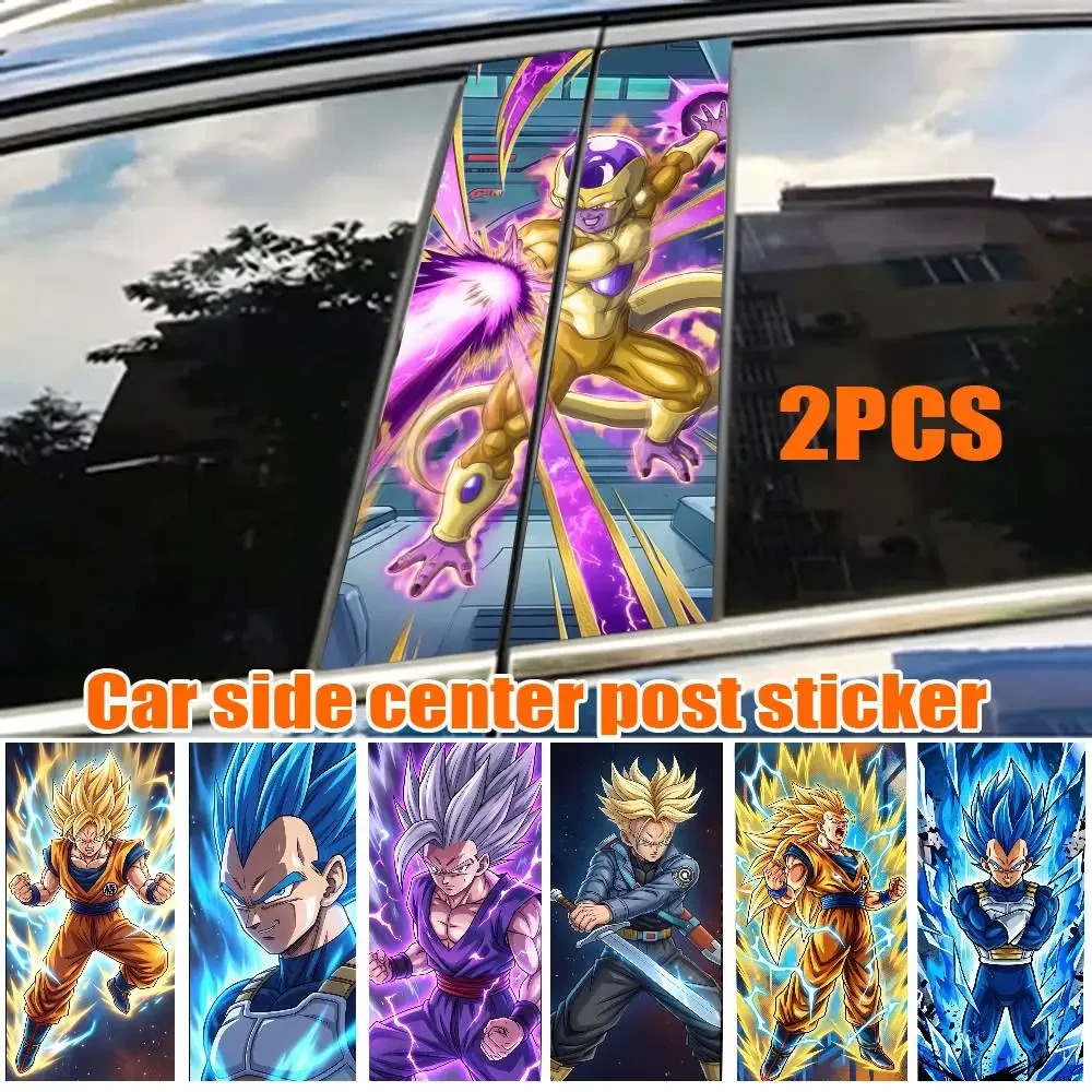 

DRAGON BALL GOKU Car Sticker Auto B-pillar Car Center Column Decor Cover Scratches Waterproof Sunscreen Vinyl Decals Accessories