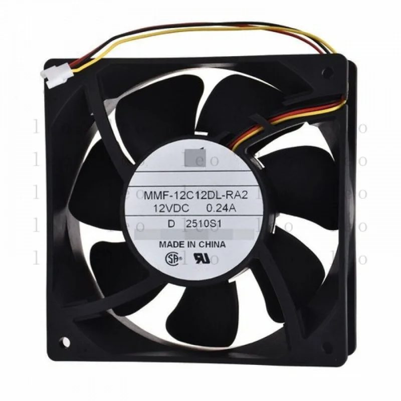 

YY For MMF-12C12DL-RA2 12VDC 0.24A 12CM Cooling Fan 3pin #F4