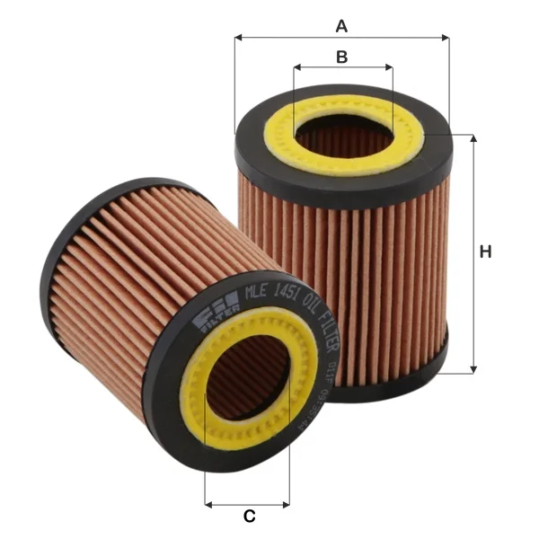 Store code: m1451 oil filter element Z19DTL Z19DTH ASTRA H ZAFIRA B VECTRA C