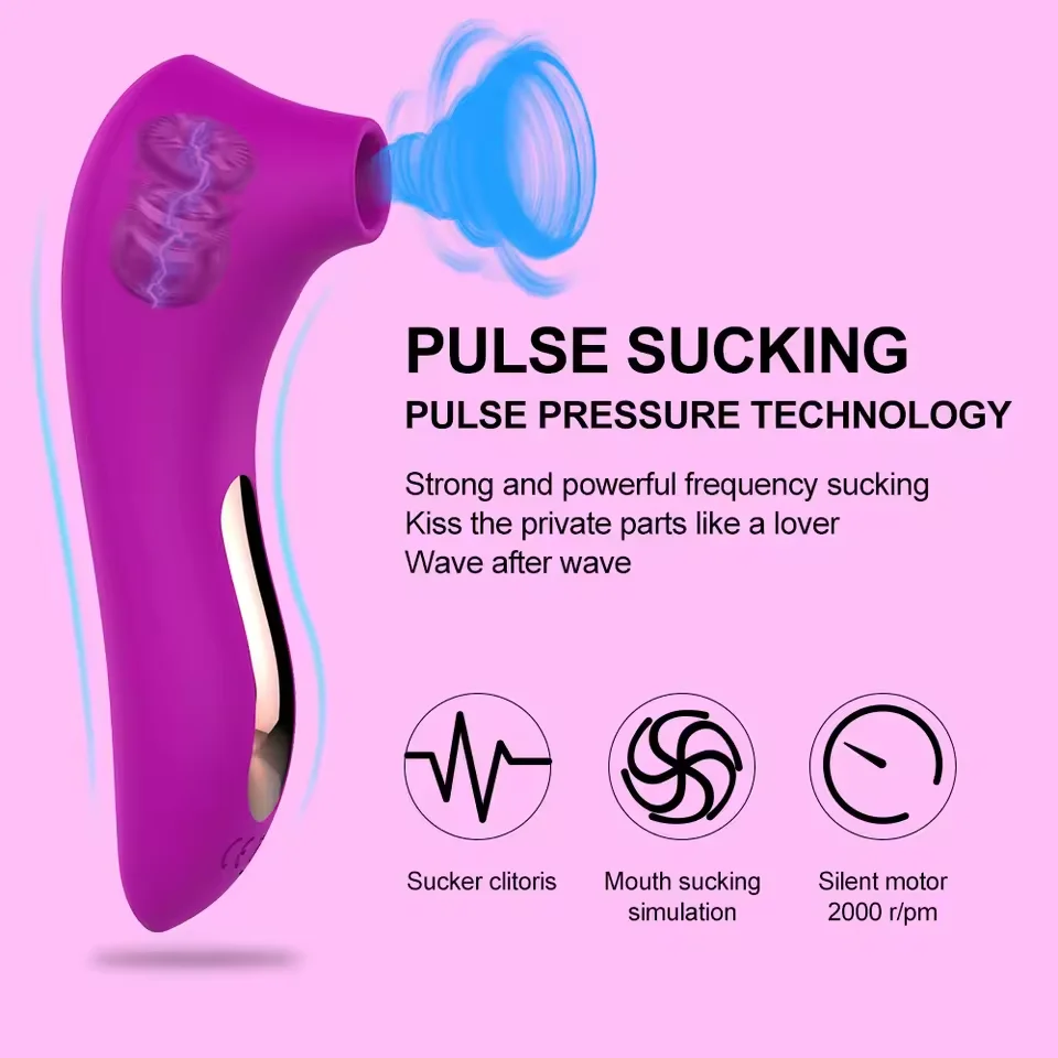 Powerful Vibrator for Women Female Sucker Masturbation Nipple Vacuum Clitoris Stimulator Vibrators for Women Adult Sex Toys 18+ image 3