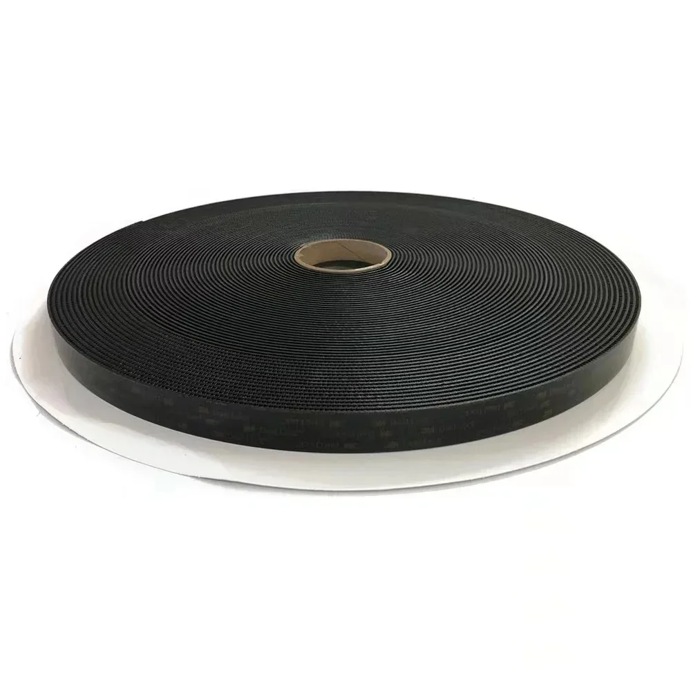 Double-lock reclosable fastener SJ3550CF black mushroom tape, type 250 1”* 50YD.