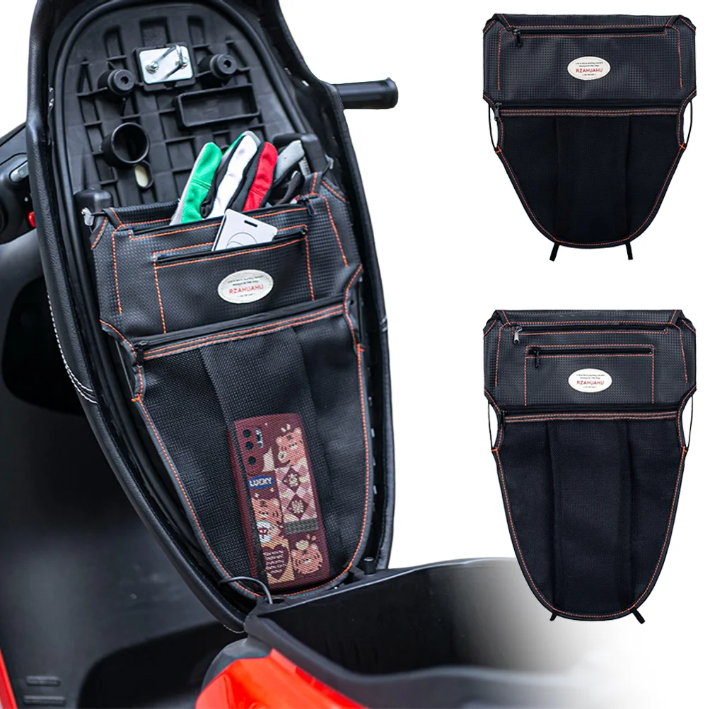 Popular Cycling Bag Motorcycle Seat Storage Black Anti fouling Scratch Resistant Material Electric Vehicle Scooter Bucket