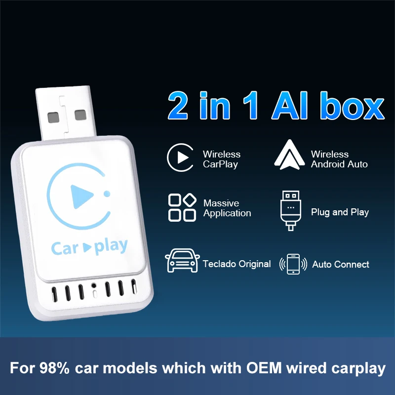 

Mini Box Plug Play Converts Wired Carplay To Wireless