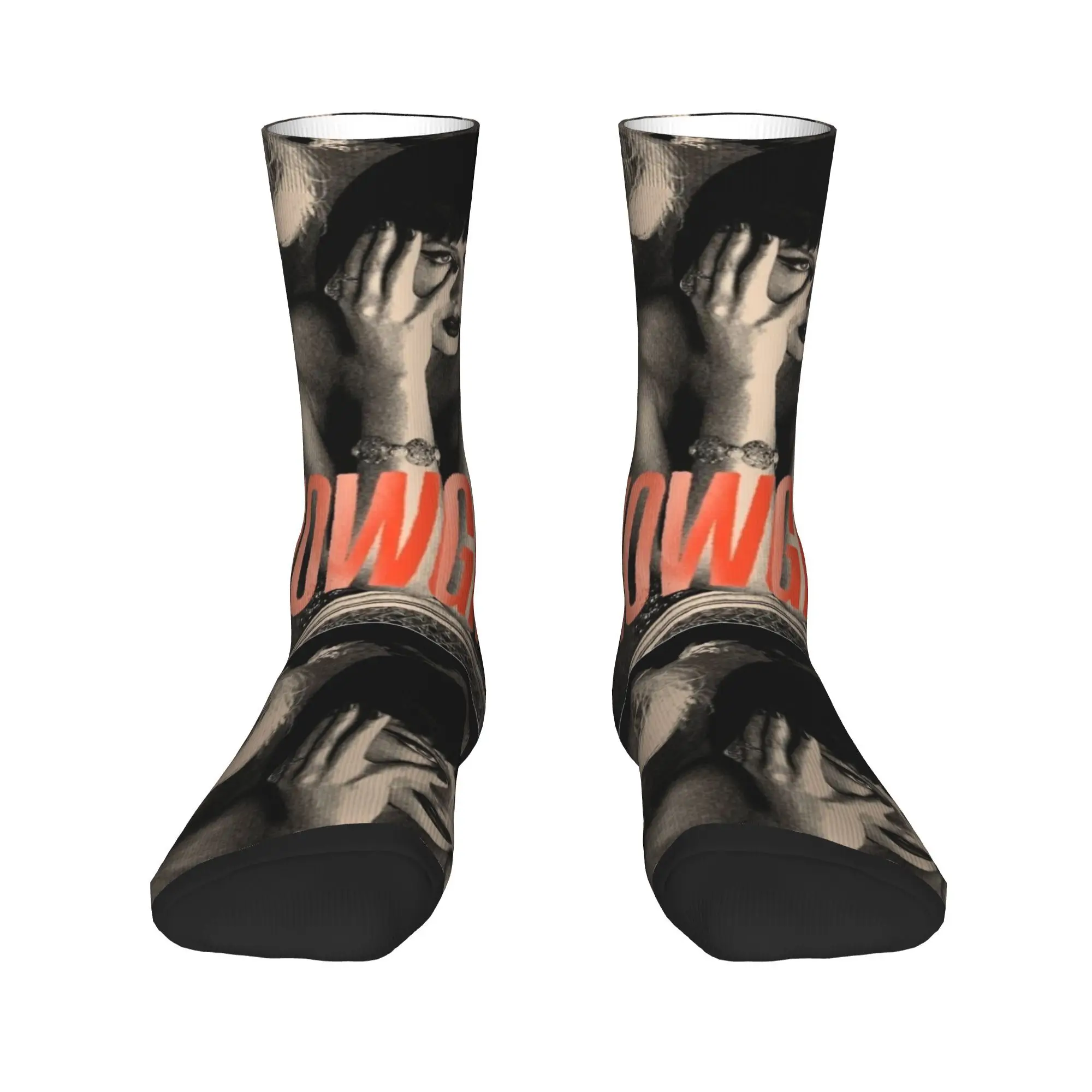 쇼걸 앨범 스타킹 트렌디 양말 남여 공용 남성 편안한 양말 가을 달리기 스포츠 프린트 항균 양말 선물