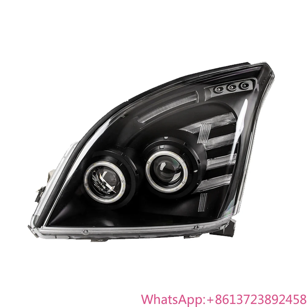 

Для Toyota Prado 2004-2009: Передние светодиодные фары в сборе с дизайном «Ангельские глазки» и линзами-проекторами, аксессуары для модернизации