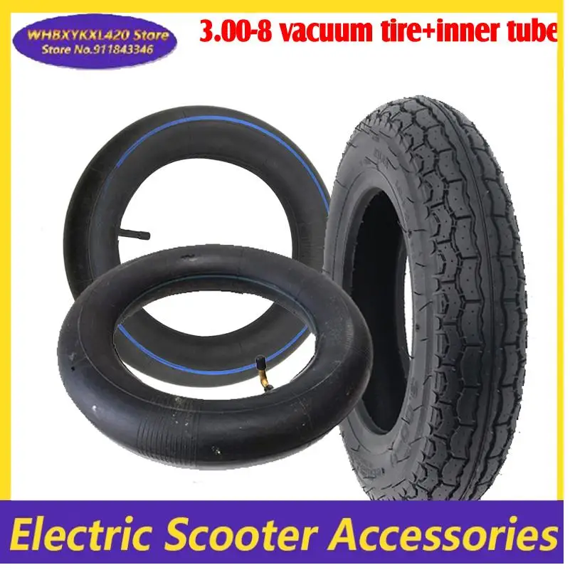 

Шина для скутера 3.00-8 (300-8) для бензиновых и электрических скутеров, складской техники, мини-мотоциклов, мопедов, 8-дюймовый диск