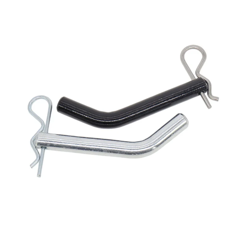   5/8 Inch Trailer Hitch Pin With R Clip Zinc Plated Steel L Bent Receiver Pin For Off-road Trailer Truck RV ATV UTV Tow Towing