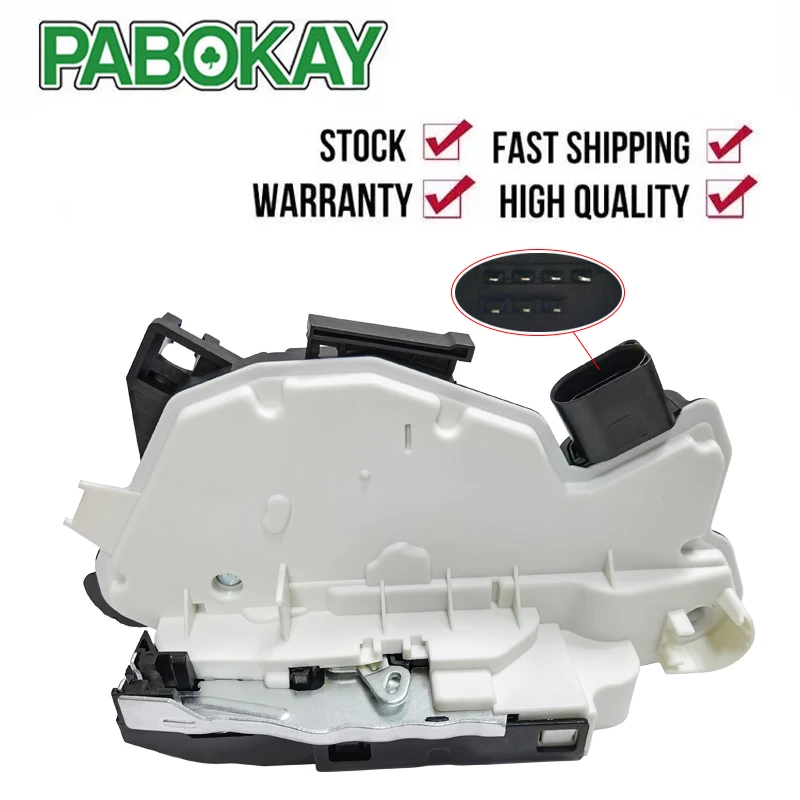 

For VW Tiguan CC Amarok Audi Door Lock Latch Actuator Driver Door Front Left 7 Pins 5ND837015A 5N1837015A 5ND837015 1S1837015C