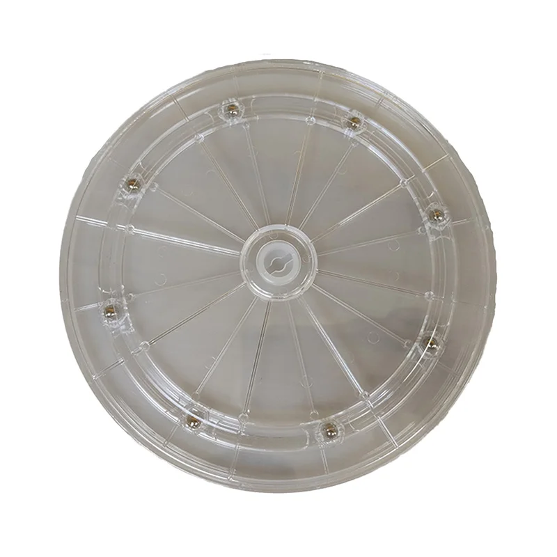 Acrylic Transparent Turntable 360 Degree Rotating Base Display Table Decoration Cake Small Turntable Biscuit Box Renovation