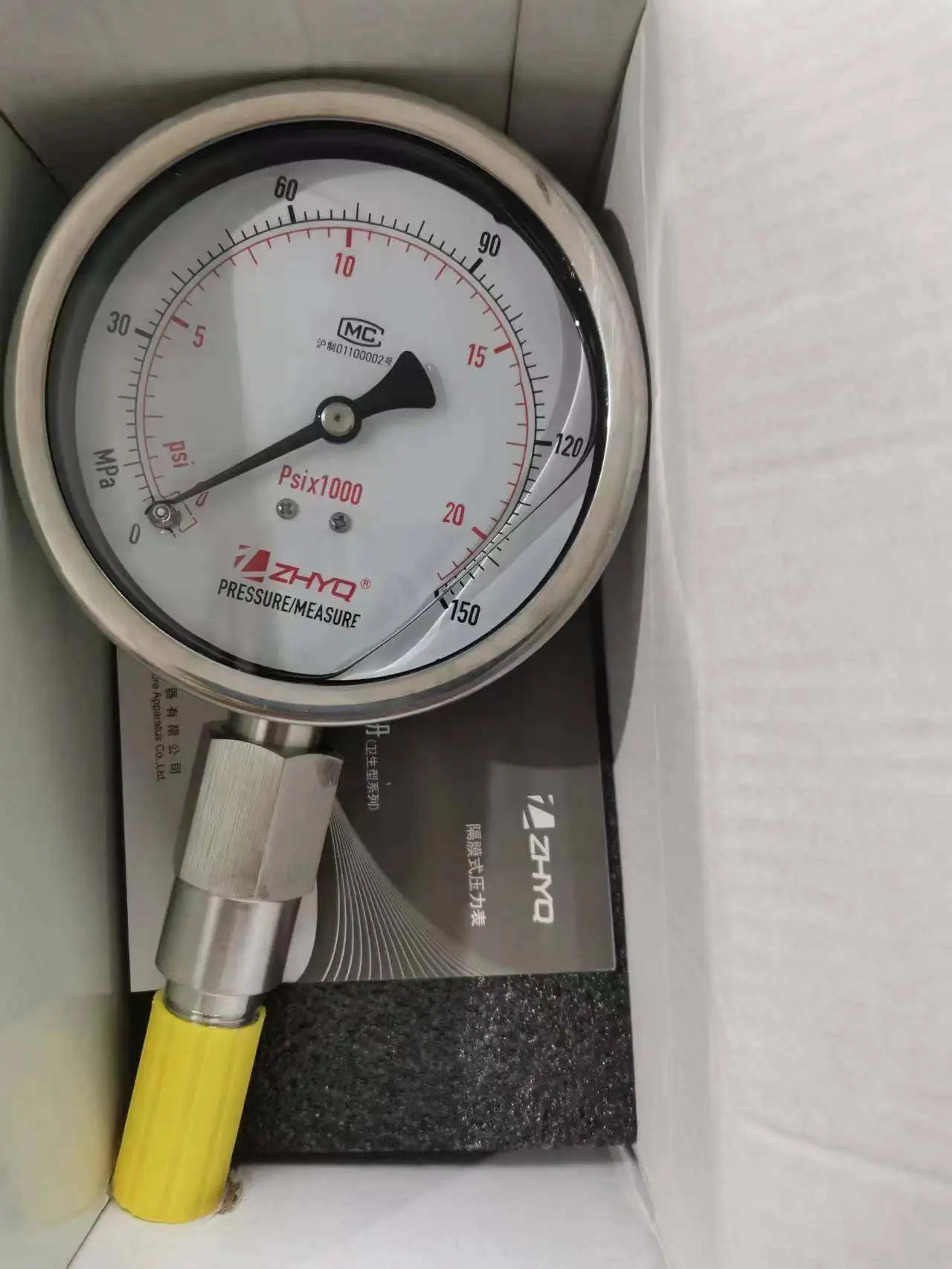 

High temperature diaphragm pressure gauge pressure sensor PT124Y-614-25Mpa-m14 /PT124Y-614-35Mpa-m14.