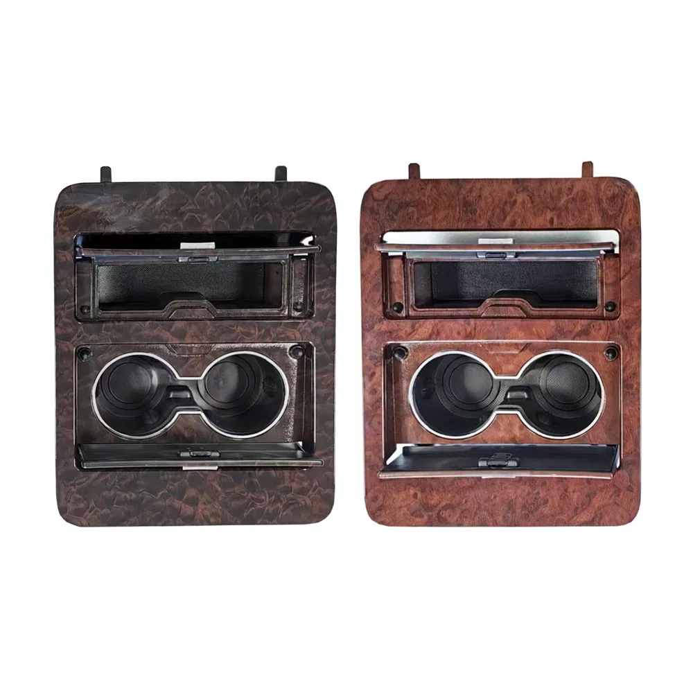 2007-2014 Wood Grain Center Console Cup Holder Storage For GMC Yukon for Chevy Tahoe Silverado Accessories