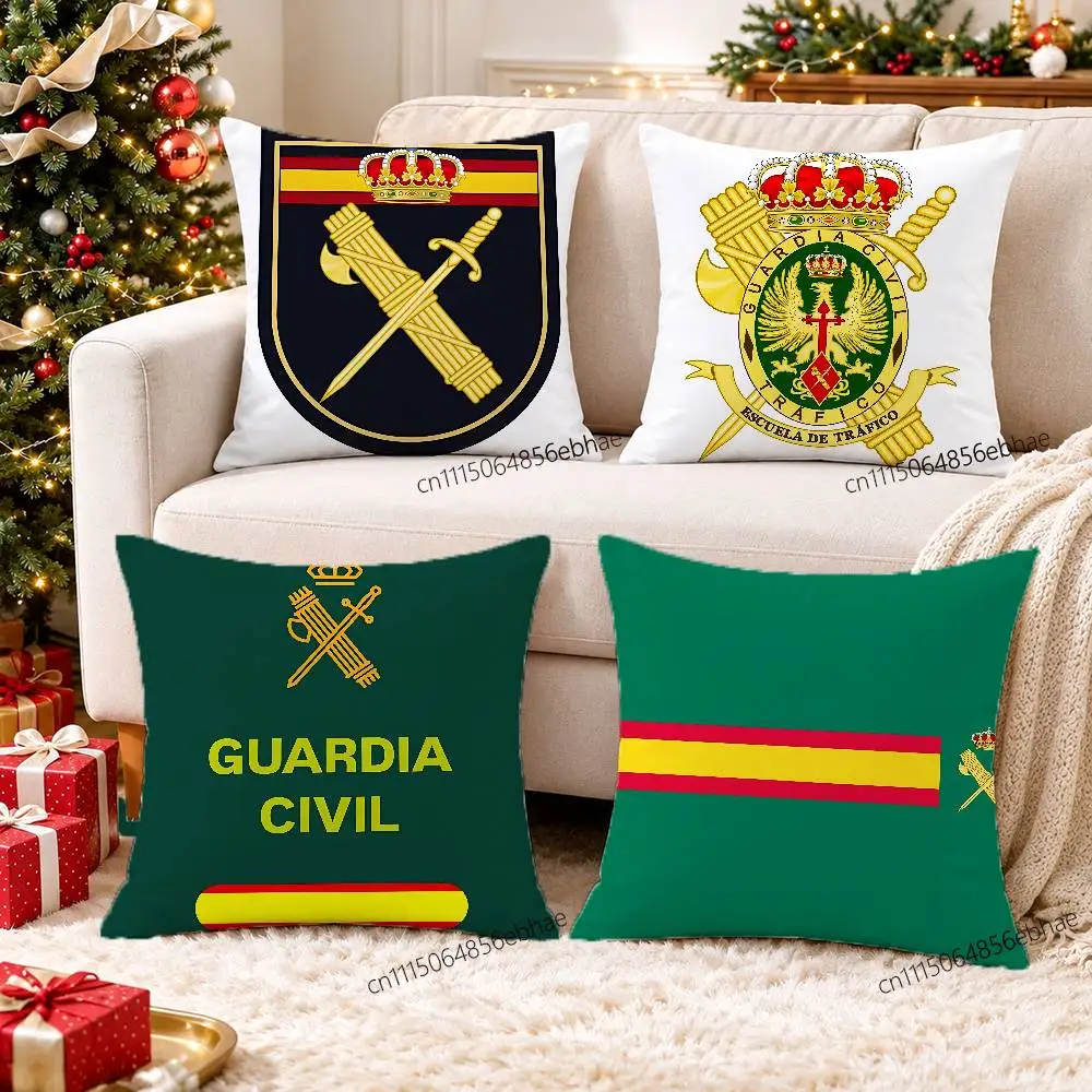 Spanish Guard Civil Square Throw Pillow Cover HD Printed Cushion Case Decorative Pillowcase for Sofa Bedroom Living Room