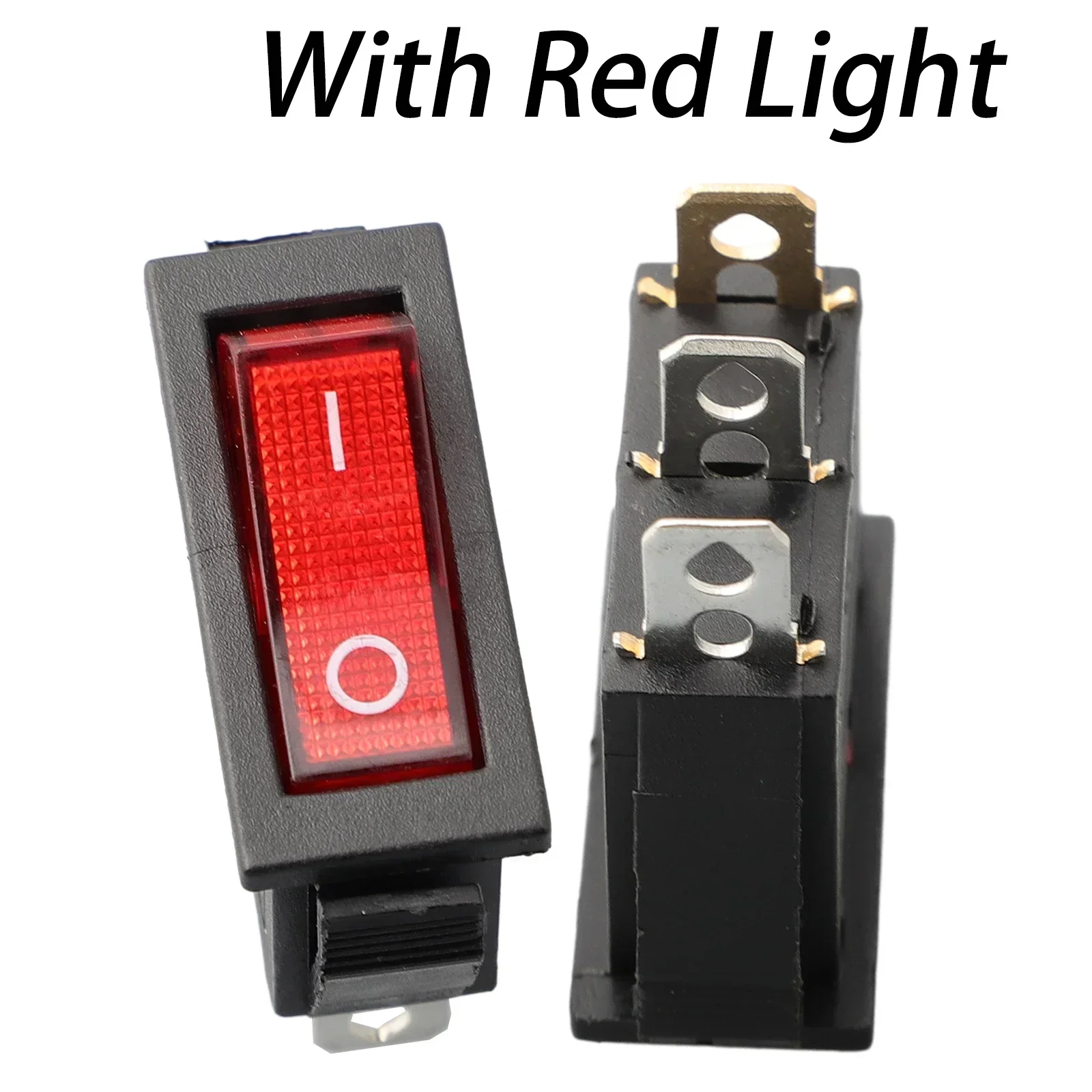 3Pins Second Gear Boat Switch Rocker Switch Illuminated Rocker Switches ON/OFF KCD3 For Water Dispensers/treadmills/power Socket