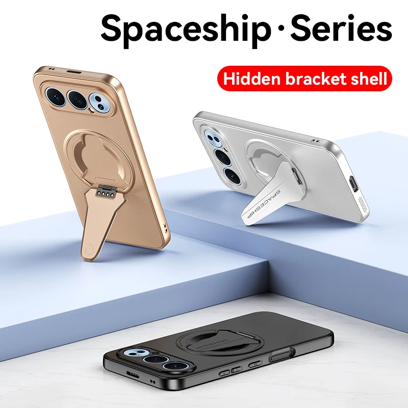 ل Honor 500 Pro طلاء معدني قوس مغناطيسي جراب هاتف ل Honor 500 Pro حامل شحن لاسلكي الغطاء الخلفي الصلب