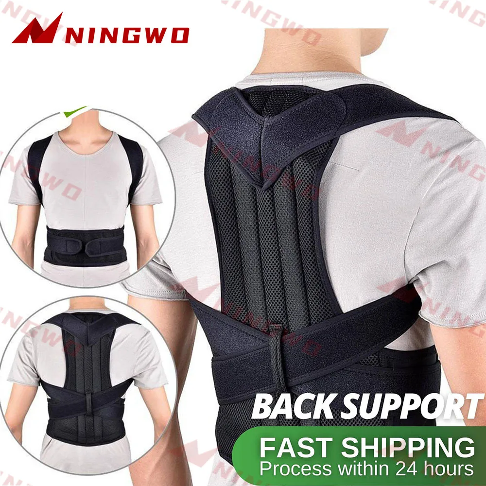 Posture Corrector Back Posture Brace Clavicle Support Stop Slouching and Hunching Adjustable Back Trainer Unisex