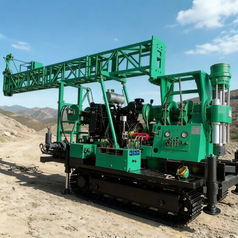 Factory Wholesale Prices Crawler Fully Hydraulic Core Drilling Rig Vertical Shaft Core Exploration Drilling Rig