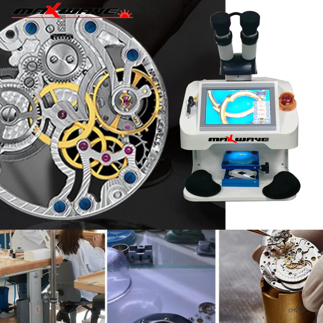 200W Gold Silver Titanium Jewelry Watch Welding Machine Small Jewelry YAG Laser Welding Machine with HD CCD Camera Observe