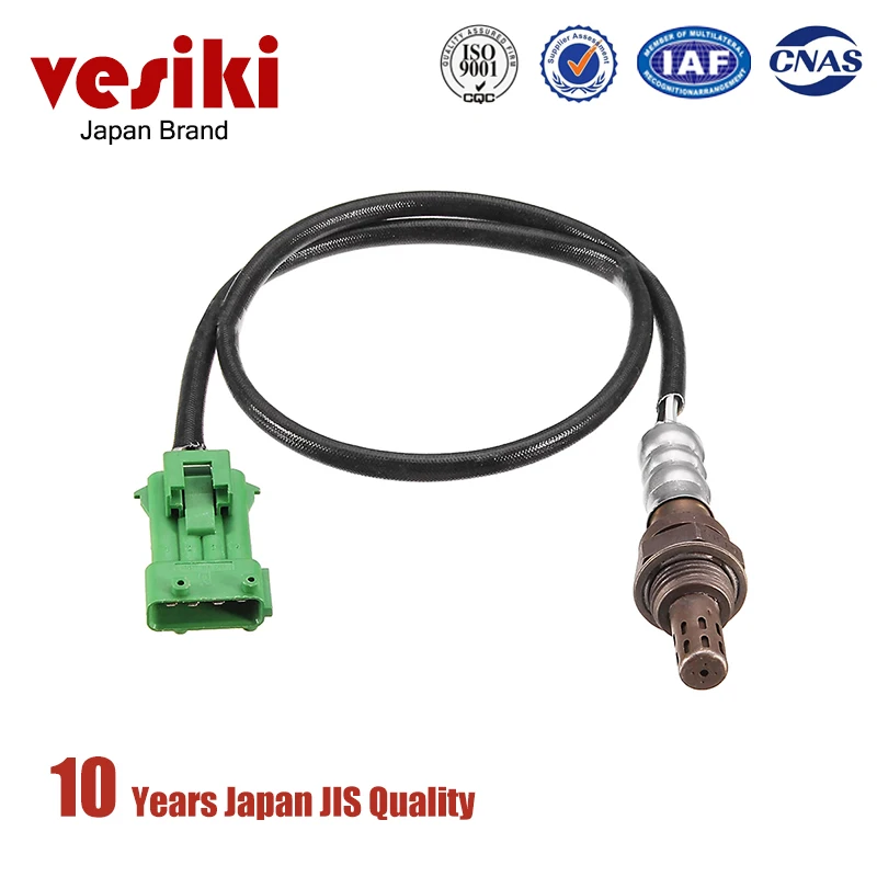 Japan Vesiki 1628AA 9665104080 161848 1628NY 12V 4 Pins Wire O2 Oxygen Sensor For Peugeot/Citroen 206 306 307 C2 C3 C4 C5 C6 C8