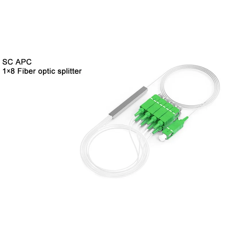 PLC Splitter 5pcs 1X16 SC/APC SM 0.9mm  PVC  FTTH Fiber Optic Connector APC/UPC Free Shipping