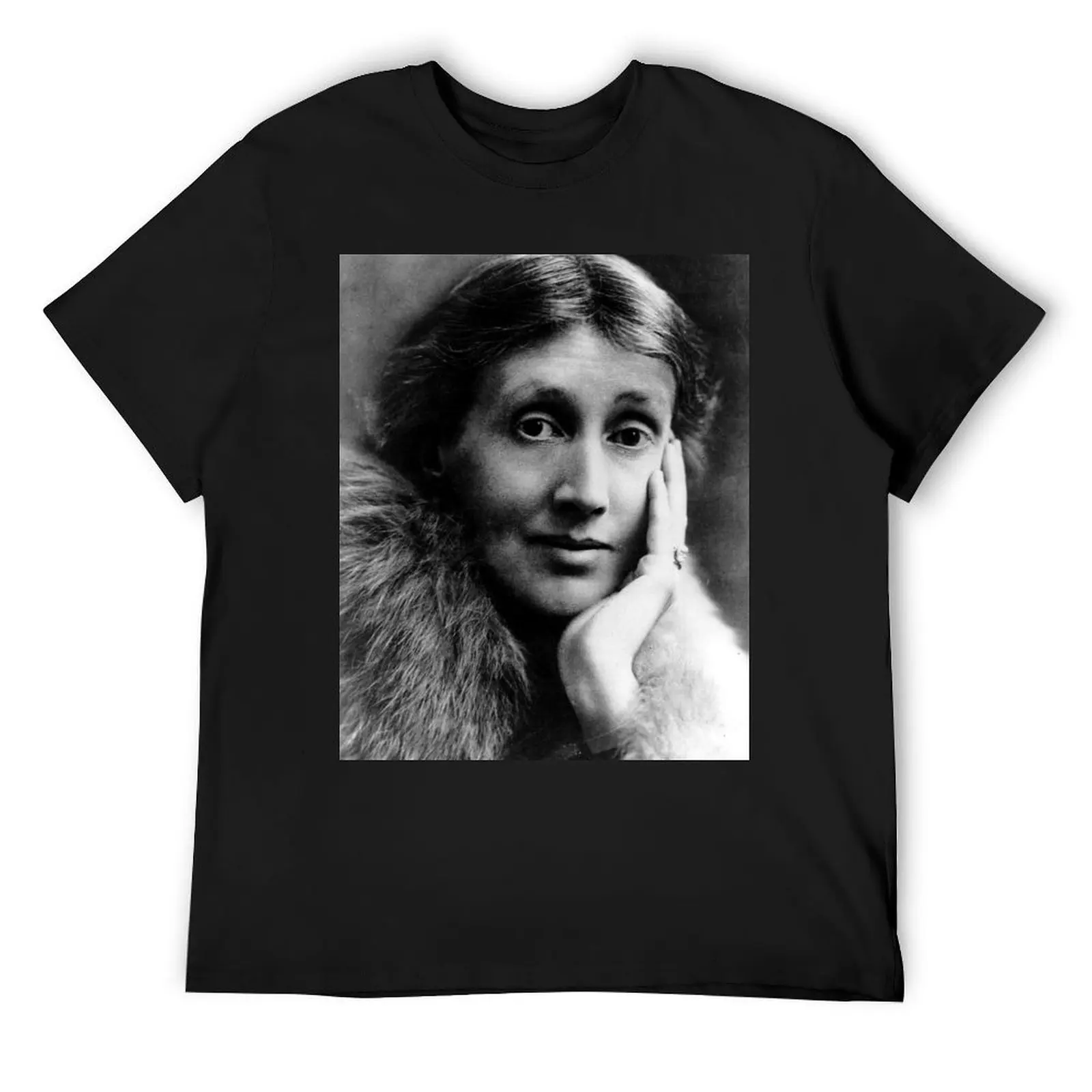 Novelist Virginia Woolf T-Shirt plus size clothes designer shirts T-shirt men