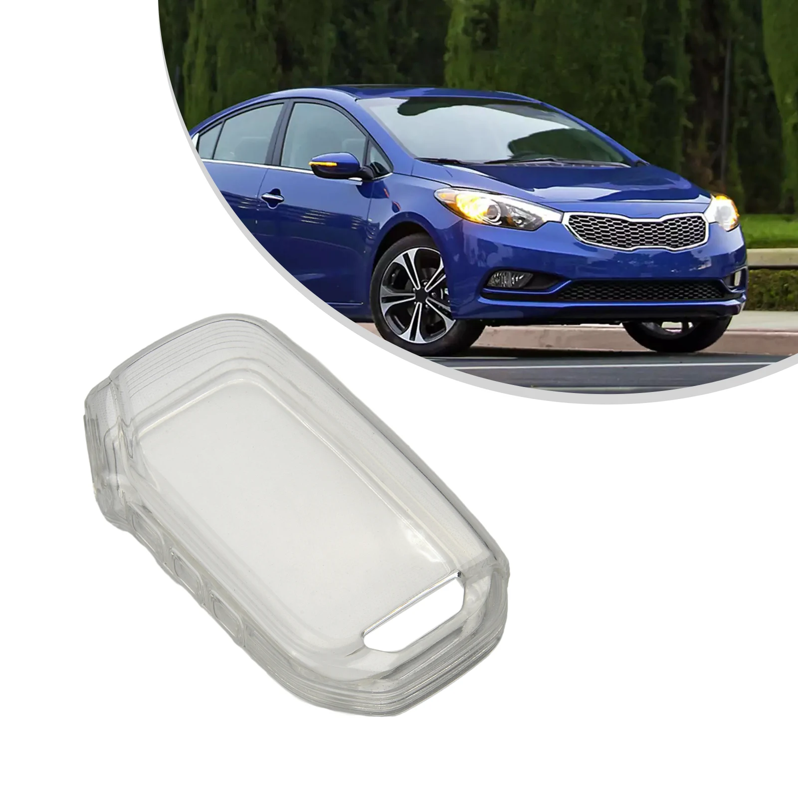 38) Lightweight Transparent Key Fob Protective Case for Kia Forte K5 Sorento Soul Niro Optima Provides Complete Protection