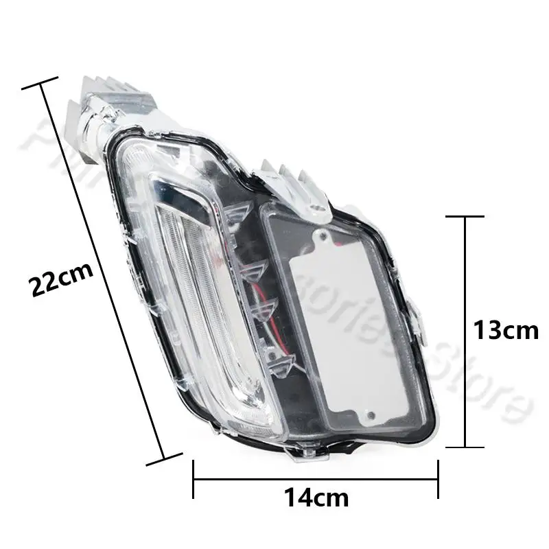LED Front Bumper Fog Light DRL Daytime Running Light Fog Lamp For Volvo XC60 2014 2015 2016 2017 2018 For Car 31364330 31364331