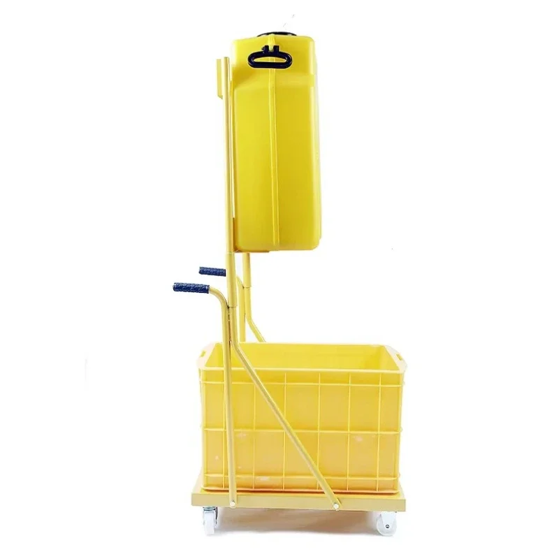 Portable eye wash 53L emergency laboratory plastic mobile trolley wall-mounted spray eye wash