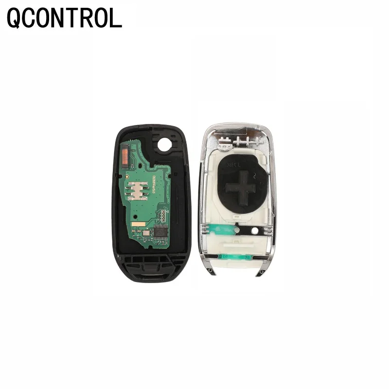 QCONTROL Remote Car Key 433MHz 4A Chip For Renault Dacia Logan 2 Kadjar Captur Megane 3 Symbol Sandero 2 Duster 2/3 Button Flip