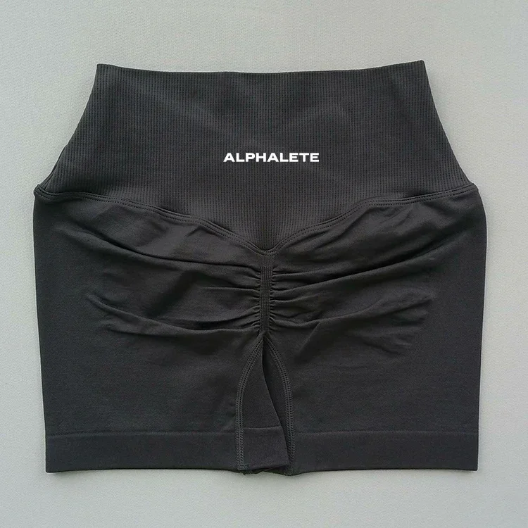 

Alphalete High Waist Amplify Seamless Shorts Women Scrunch Butt Yoga Shorts Push Up Gym Shorts Athletic Booty Workout Short