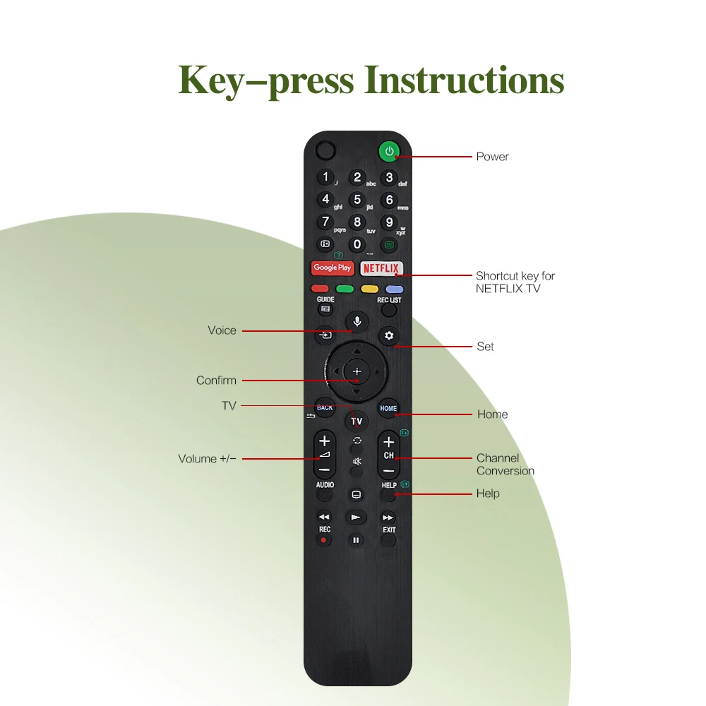 เสียงรีโมทคอนโทรล RMF-TX500E fit สําหรับ Sony 4HD TV KD-55A8 KD-65A8 KD-55XG8505 KD-65XG8505 KD-75XG8505
