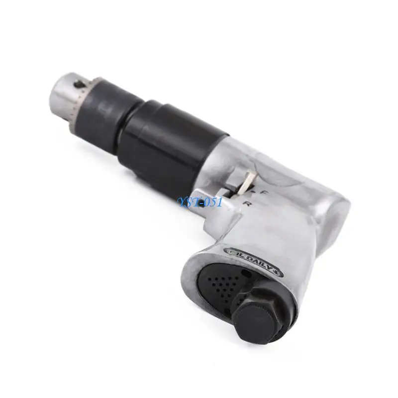 

E15A 3/8inch/1/2inch Pneumatic Drill Reversible Air Drill Aluminum Convenient Flexible Maintenance Machine for Furniture