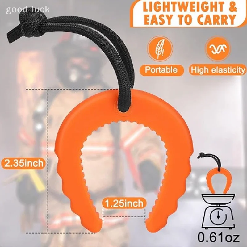 4 Uds. Para bomberos, servicios de emergencia, accesorios de engranaje, cuña de puerta de emergencia, tapón de puerta para aplicación de la ley, atasco de puerta para bomberos