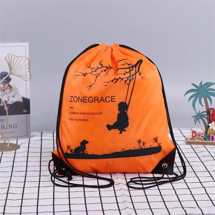 10-teiliger Sport-Rucksack mit Kordelzug, wasserdicht, Bündeltasche, individueller Druck, Logo für Männer, Frauen, Studenten, PRIVATE CUSTOM – Detail 12