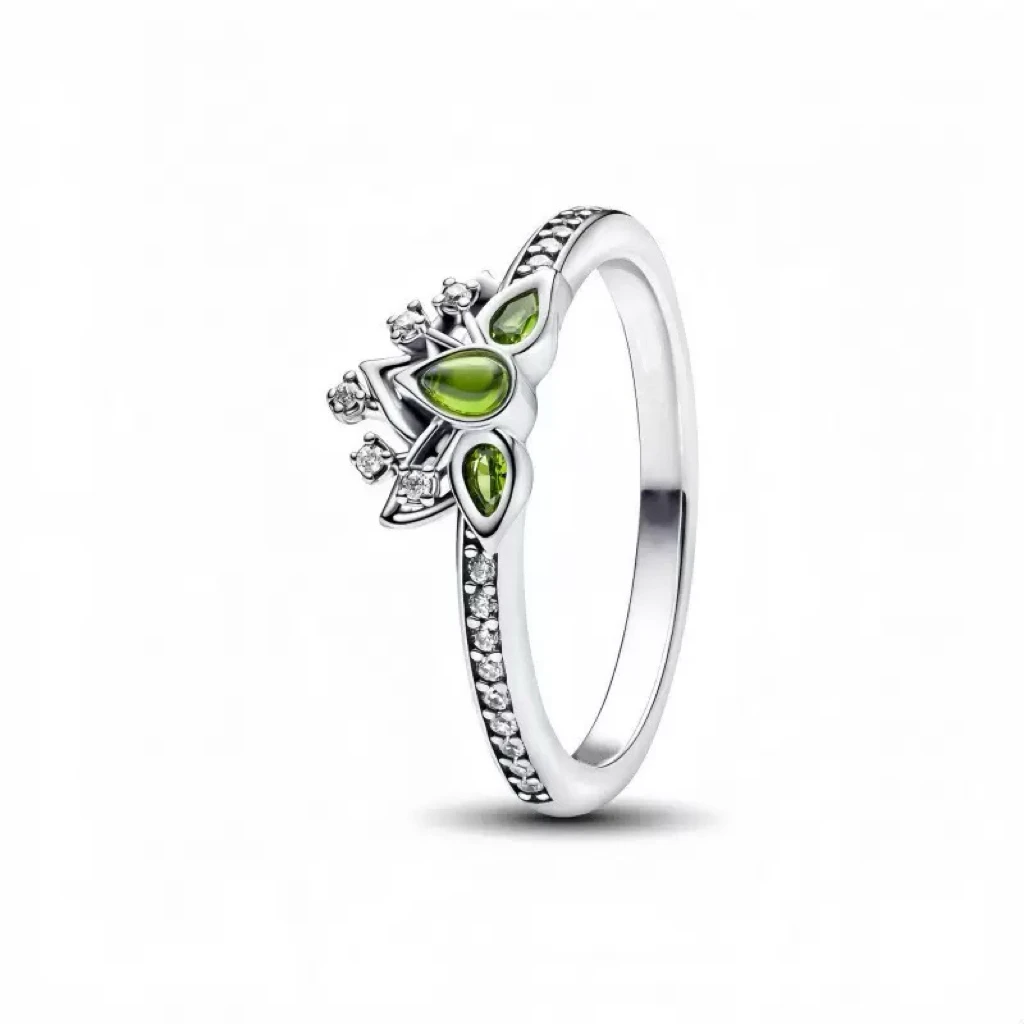 Zircon Heart-shaped Ring S925 Sterling Silver Fashionable Bow Pearl Ring Women's Jewelry Valentine's Day Gifts