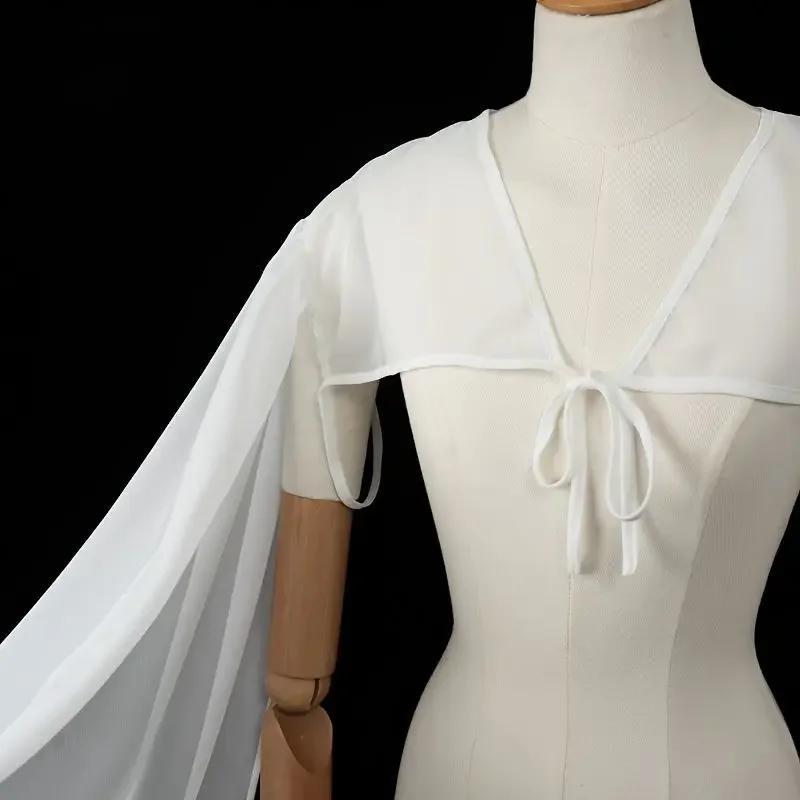 New yarn, silk, show, ancient style lace-up, special-shaped shawl dance performance, outer drape single piece dance elegant