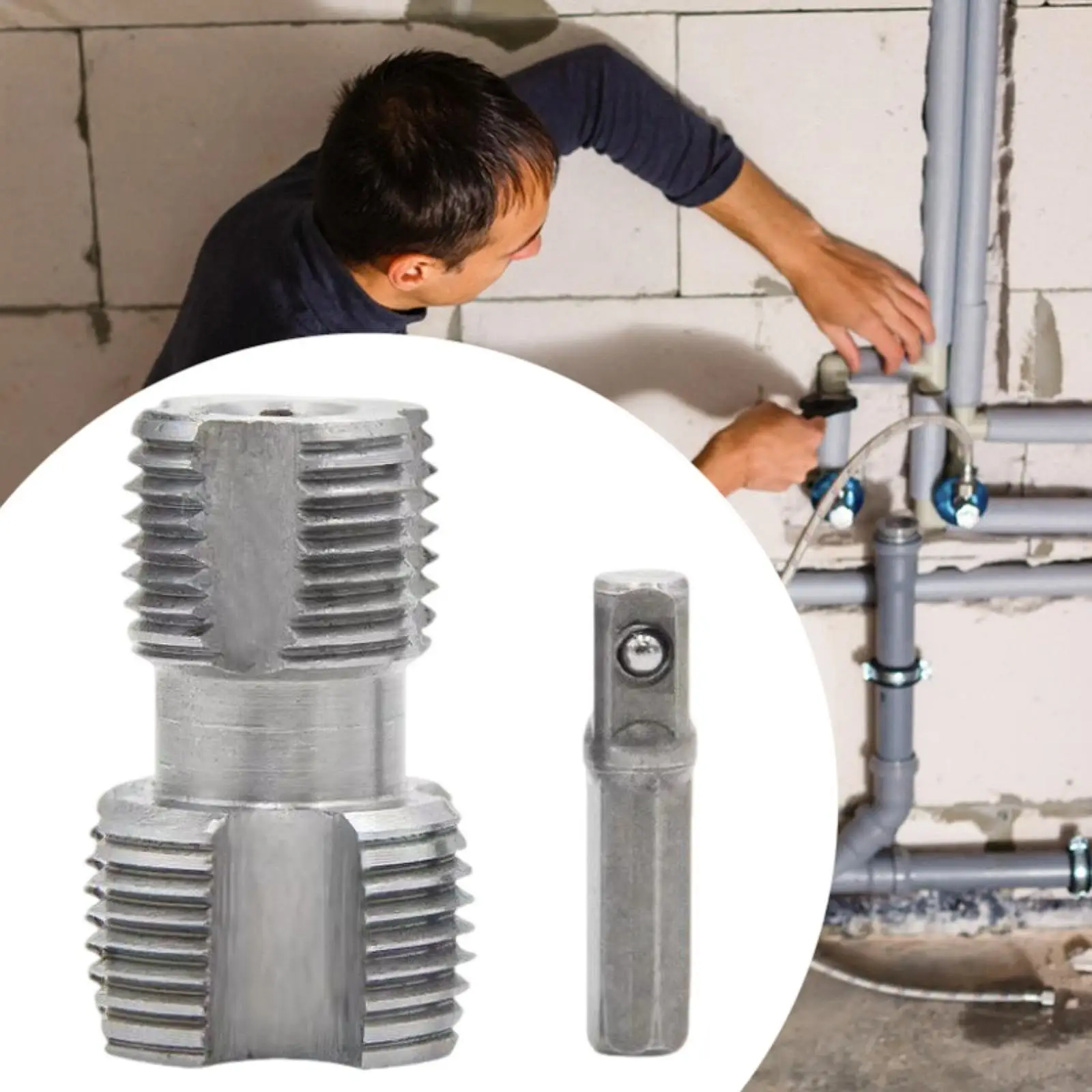 Ppr Pipe Threader for Electric Drill Internal Thread Opener, Home Use Supplies