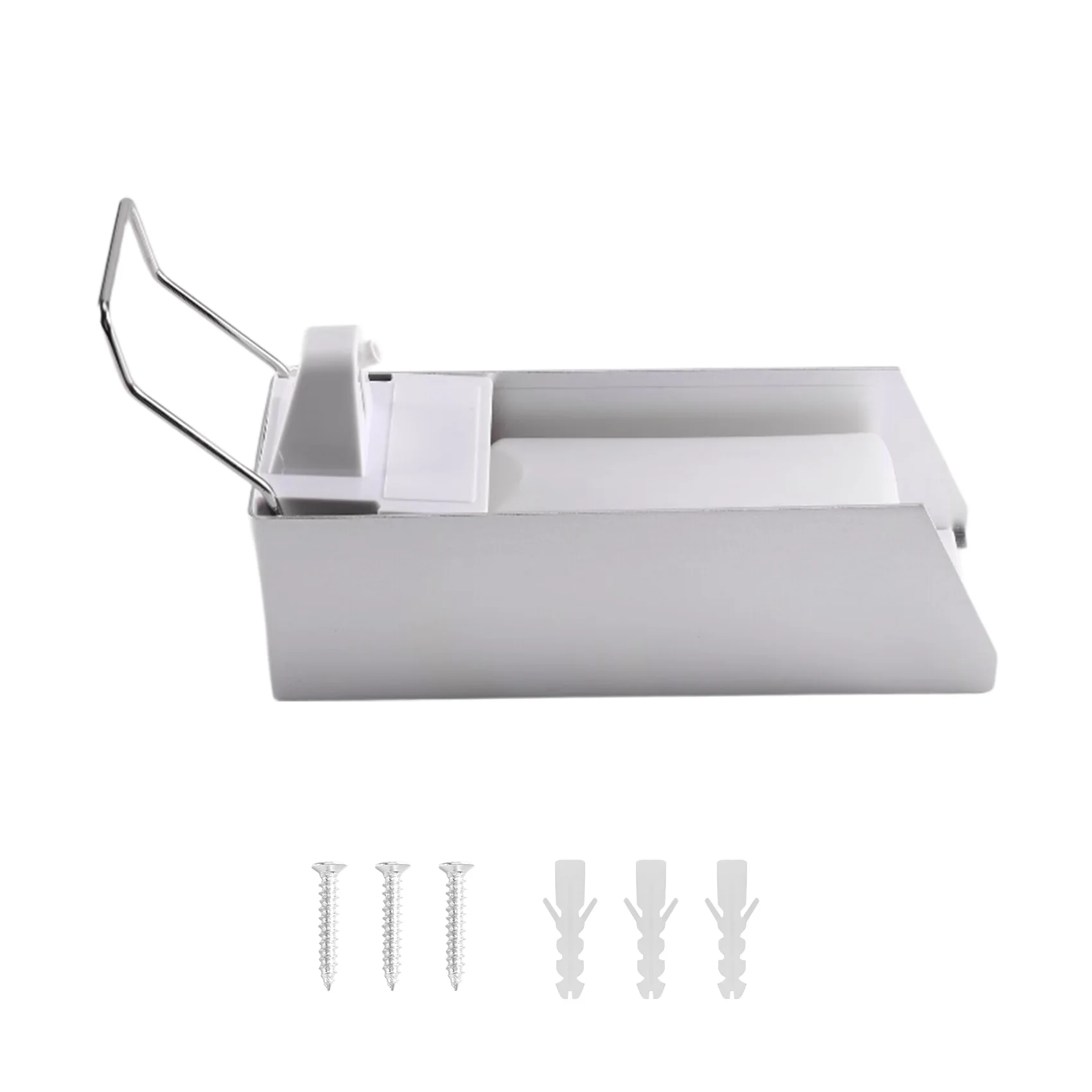 

AB33-Настенный дозатор для мыла с изогнутым дозирующим элементом для дезинфицирующих средств и жидкого мыла, белый, алюминиевый, 500 мл