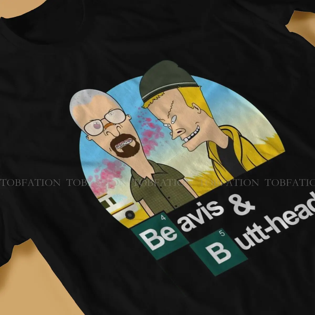 Beavis and Butthead Breaking Bad We\'re Smooth Portrait Perfect T Shirt Men\'s Tees Summer 100% Cotton Clothing Crewneck TShirt